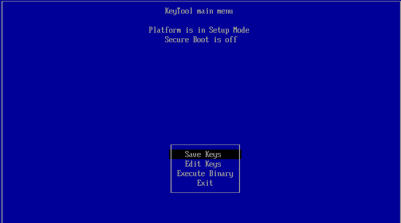 Check to be sure that KeyTool recognizes that
    your computer is in setup mode.