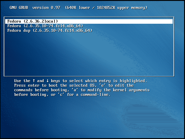 GRUB Legacy works under EFI just like it works under BIOS