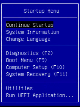 You hit the Esc key to obtain a menu to a variety of firmware
    sub-utilities on the HP 705.