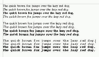 WordPerfect's Original
Fonts